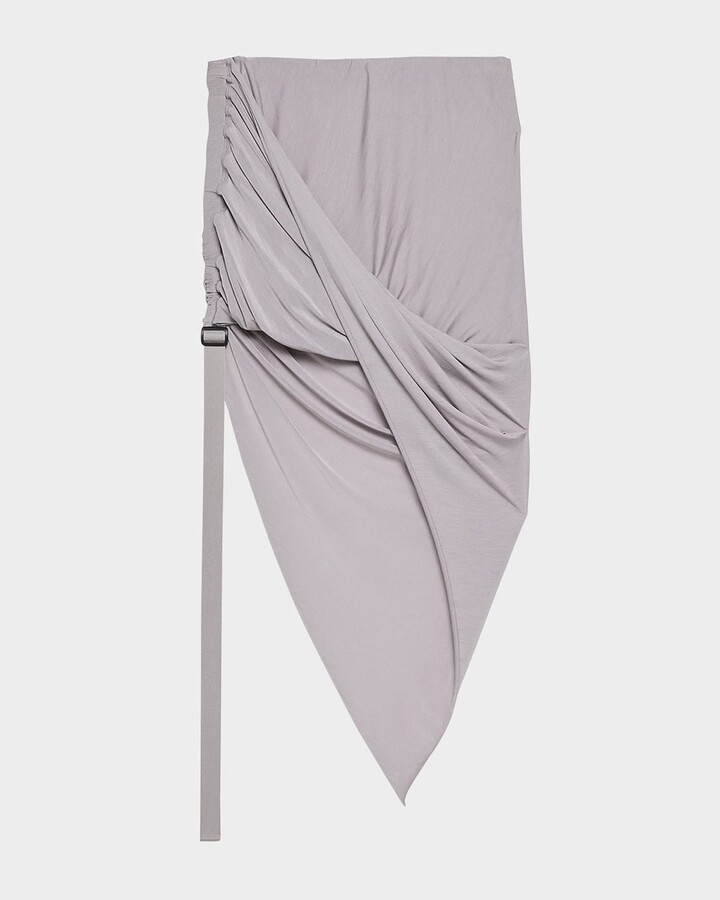 Helmut Lang Asymmetric Wind Skirt