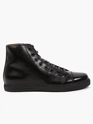 Marc Jacobs Men’s Black Leather Hi-Top Sneakers