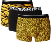 Thumbnail for your product : ASOS 3 Pack Trunks With Animal Print