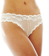 Thumbnail for your product : Elle Macpherson THE BODY Intimates Dot Mesh Cheeky Panties