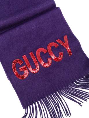 Gucci Guccy sequin scarf