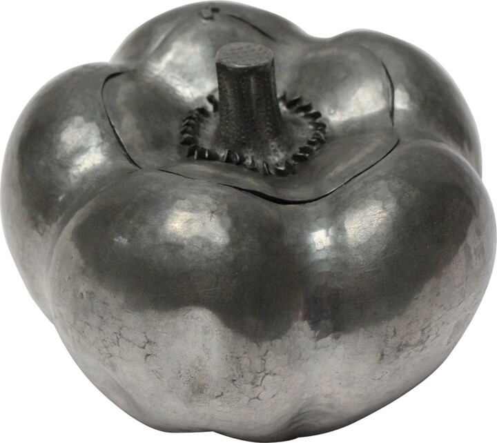 1stDibs Italian Modernist Pewter "pumpkin" Ice Bucket