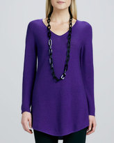Thumbnail for your product : Eileen Fisher V-Neck Wool Sweater, Petite