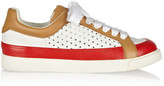 Thumbnail for your product : See by Chloe Perforated leather sneakers