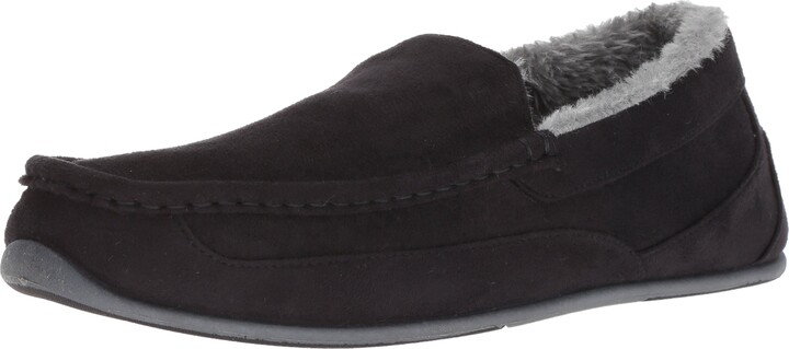 mens extra wide house slippers