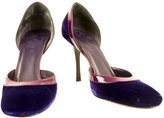 Thumbnail for your product : Celine Blue Velvet Heels