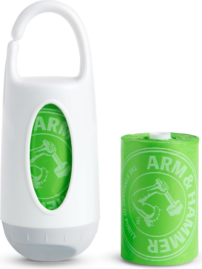 Munchkin Arm & Hammer™ Change & Toss Diaper Bag Dispenser and 2 Pack Refills, 24 Bags