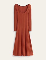 Thumbnail for your product : Boden Scoop Neck Knitted Midi Dress
