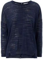Thumbnail for your product : Whistles Slub Knit Button Back Top