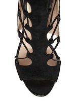 Thumbnail for your product : Etro 105mm Suede & Leather Cage Sandals
