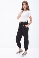 Thumbnail for your product : Forever 21 Drawstring Woven Joggers