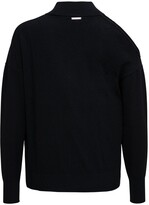Thumbnail for your product : MICHAEL Michael Kors Black Wool Sweater with Cut-out Detail