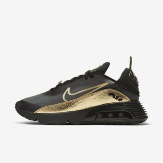 men's nike black and gold sneakers