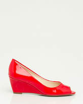 Thumbnail for your product : Le Château Patent Peep Toe Wedge