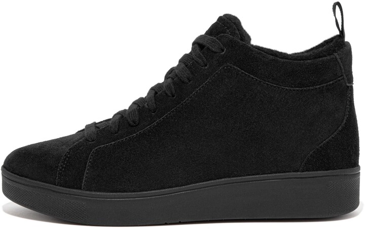 furry high top trainers