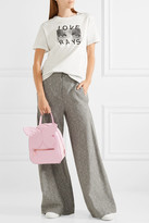 Thumbnail for your product : Sophia Webster Kiko Appliquéd Leather Backpack - Baby pink