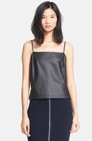 Thumbnail for your product : Alexander Wang T by Matte Leather Camisole