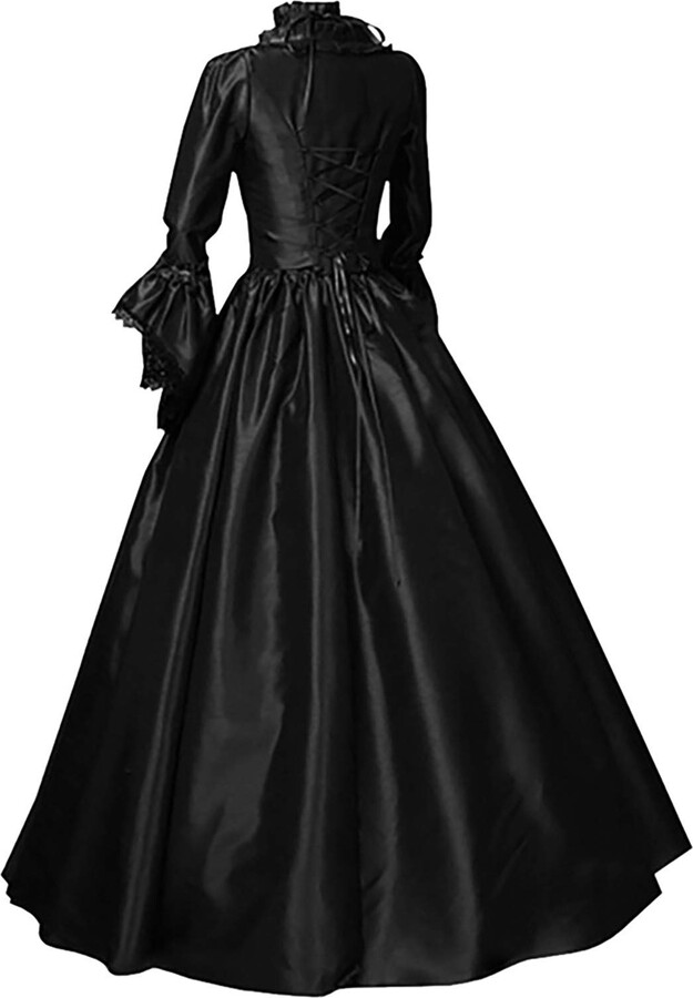 Alwyeans Victorian Fancy Dress for Women UK Clearance Vintage Retro