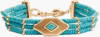 Lucky Brand Turquoise Beaded Layer Bracelet