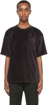 Thumbnail for your product : Needles Grey Velour Pocket T-Shirt