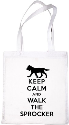 Print4u Shopping Tote Bag Keep Calm and Walk The Chihuahua Dog 