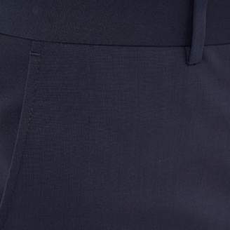 River Island Mens Navy premium wool-blend slim suit trousers