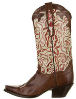 Thumbnail for your product : Dan Post Vintage Leather Western Boots Brown