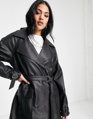 urbancode leather coat