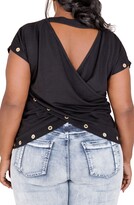 Thumbnail for your product : Poetic Justice Kira Grommet Trim Top