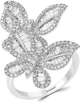Thumbnail for your product : Effy 14K White Gold & Diamond Butterfly Ring/Size 7