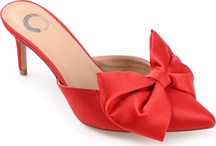 Journee Collection Women's Tiarra Bow Heels