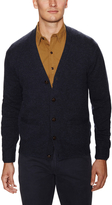 Thumbnail for your product : Gant Wool Classic Cardigan with Elbow Patches