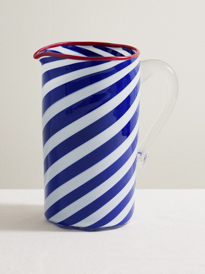 AQUAZZURA CASA - Lido Murano Glass Pitcher - Blue