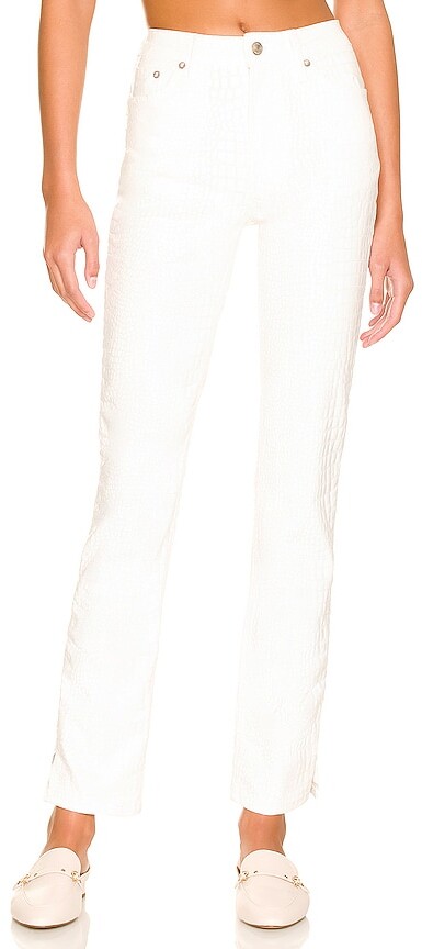 white pants to wear with black turtleneck 