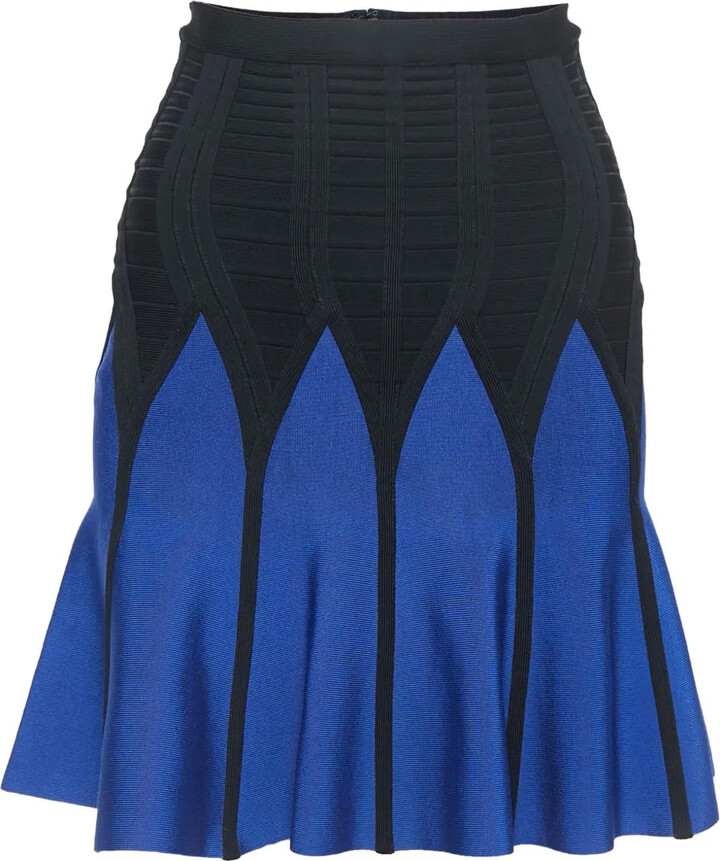 Hervé Léger Pre-Owned Flared Mini Skirt
