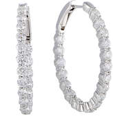 Thumbnail for your product : Diamond Select Cuts 18K 4.83 Ct. Tw. Diamond Hoops