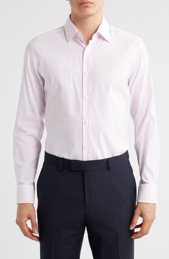 HUGO BOSS Hank Kent Slim Fit Performance Stretch Dress Shirt
