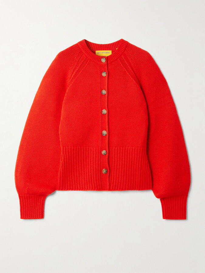 Guest In Residence - Cashmere Cardigan - Red
