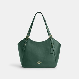 Coach Women's Pennie Shoulder Bag 25 (Pebble Leather - Green)