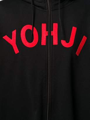 Y-3 long zipped hoodie