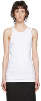 Thumbnail for your product : Juun.J White Double Tank Top