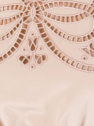 Fendi Embroidered Shirt Dress