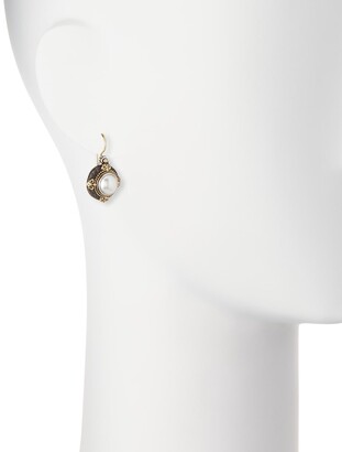 Konstantino Round Pearl Drop Earrings