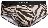 Thumbnail for your product : Tom Ford Zebra-Print Briefs