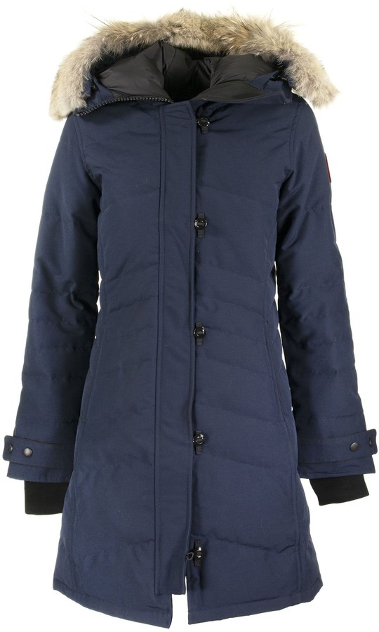 Canada Goose Lorette Parka Jacket Atlantic Navy ShopStyle Outerwear