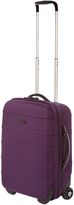 Thumbnail for your product : Linea Frameless pod purple 2 wheel soft cabin suitcase
