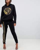 Thumbnail for your product : Versace Jeans metallic logo sweatpants two-piece