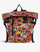 Thumbnail for your product : Loewe x Joe Brainard Pansies floral-print woven backpack