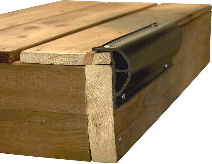 Dock Edge 3in. x 8in. x 24 ft. Heavy "p" Profile, Black