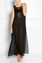 Thumbnail for your product : Miguelina Leighanne silk-gauze maxi dress